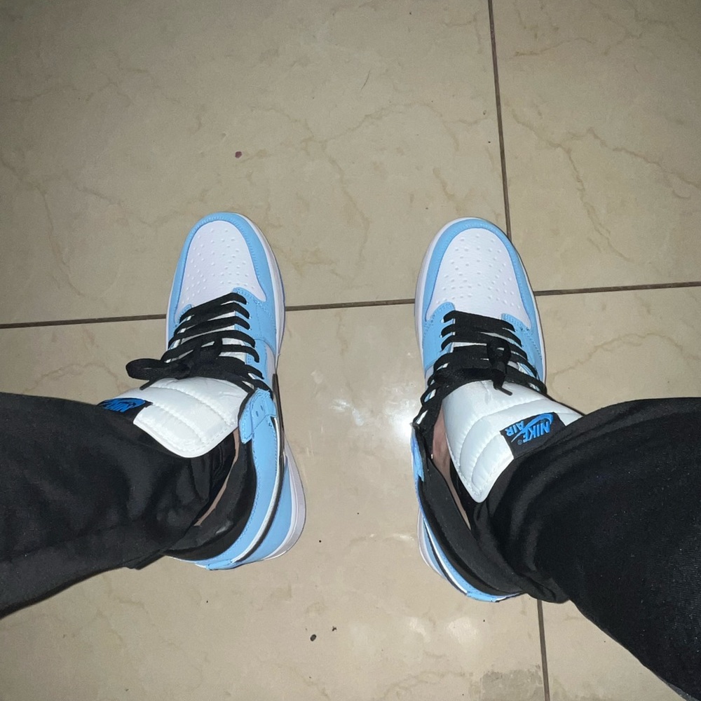University blue 1's